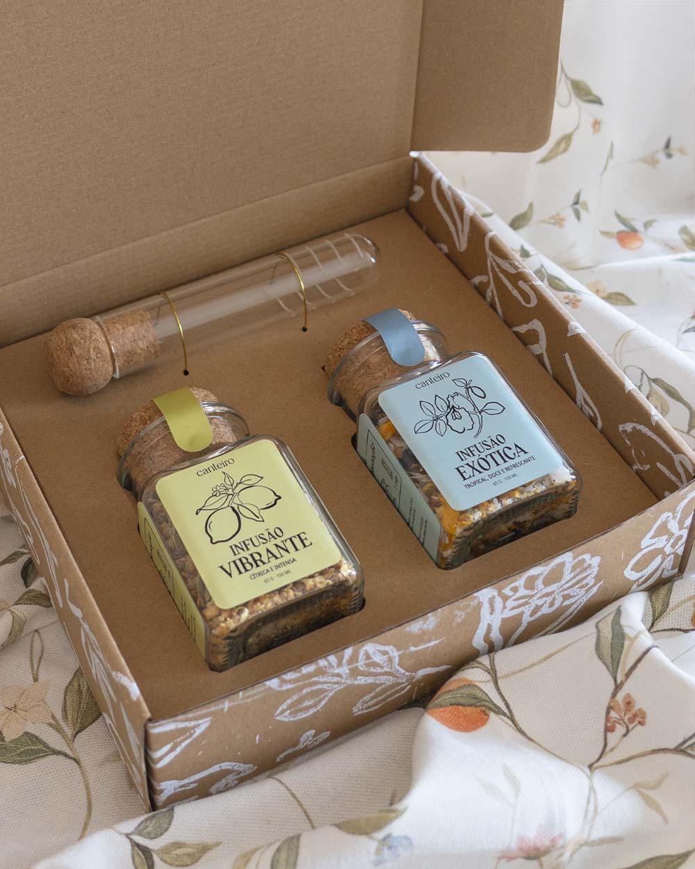 Conjunto de 2 Infusões Artesanais – Edição de Verão Canteiro