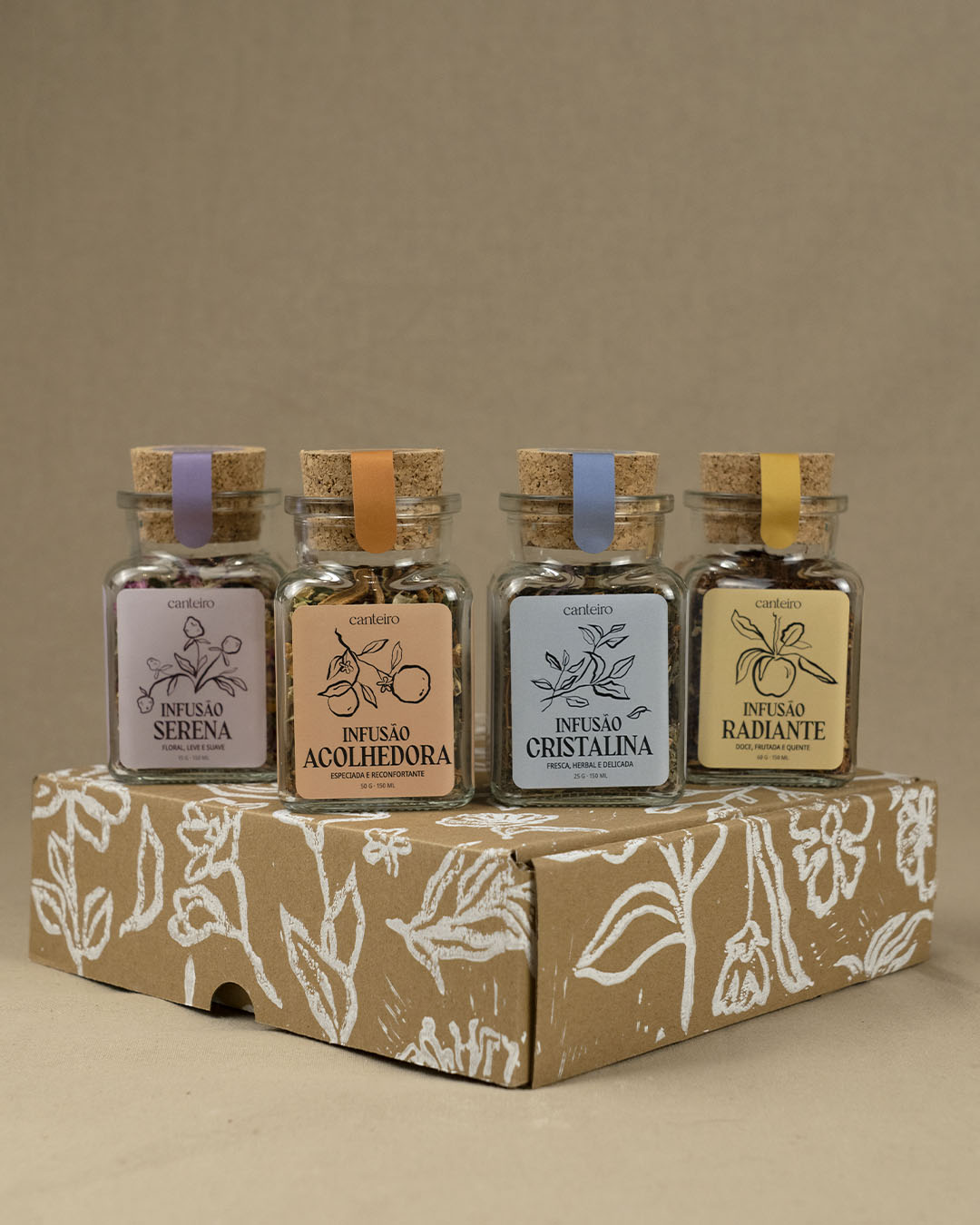 Conjunto de 2 Infusões Artesanais Canteiro