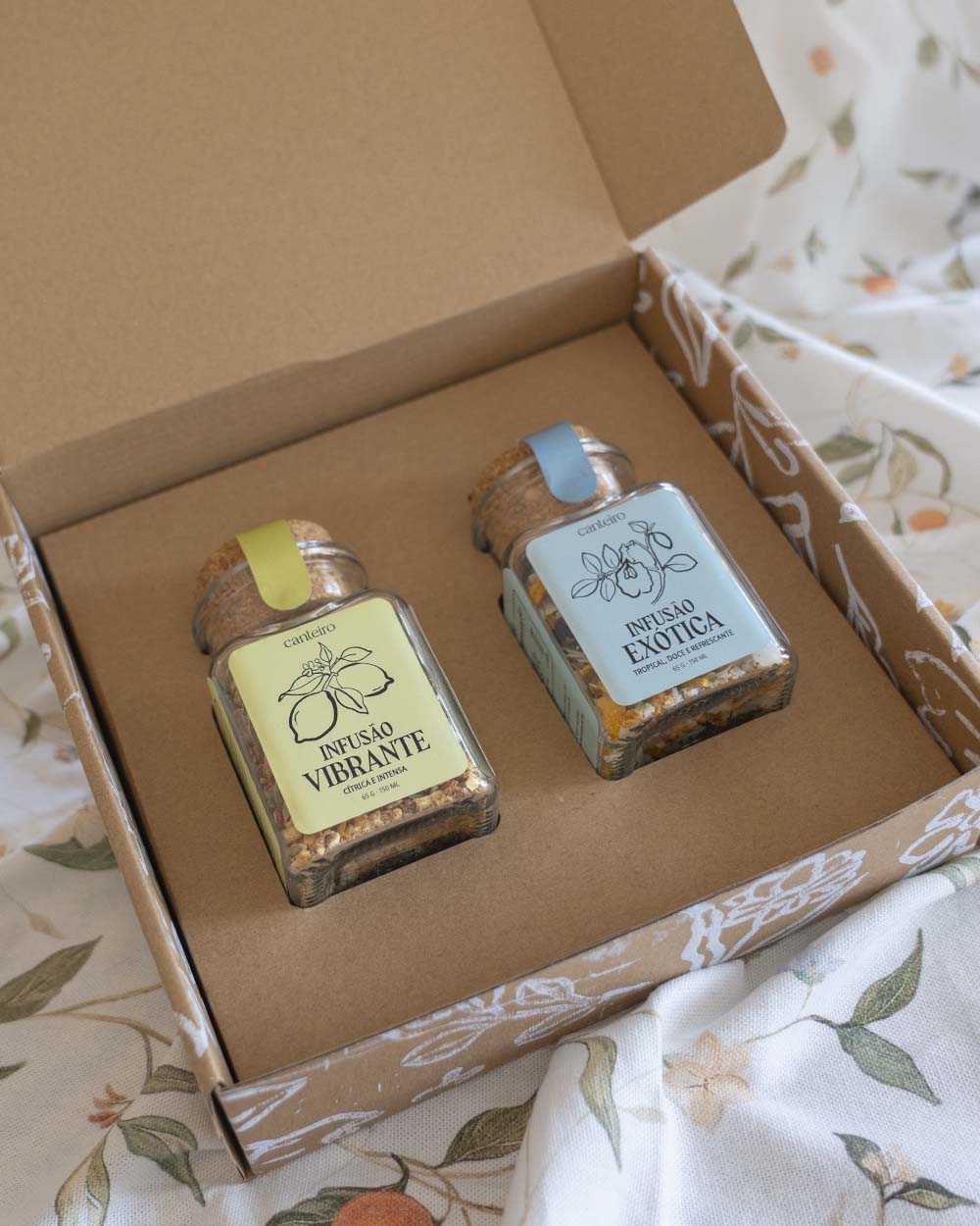 Conjunto de 2 Infusões Artesanais – Edição de Verão Canteiro