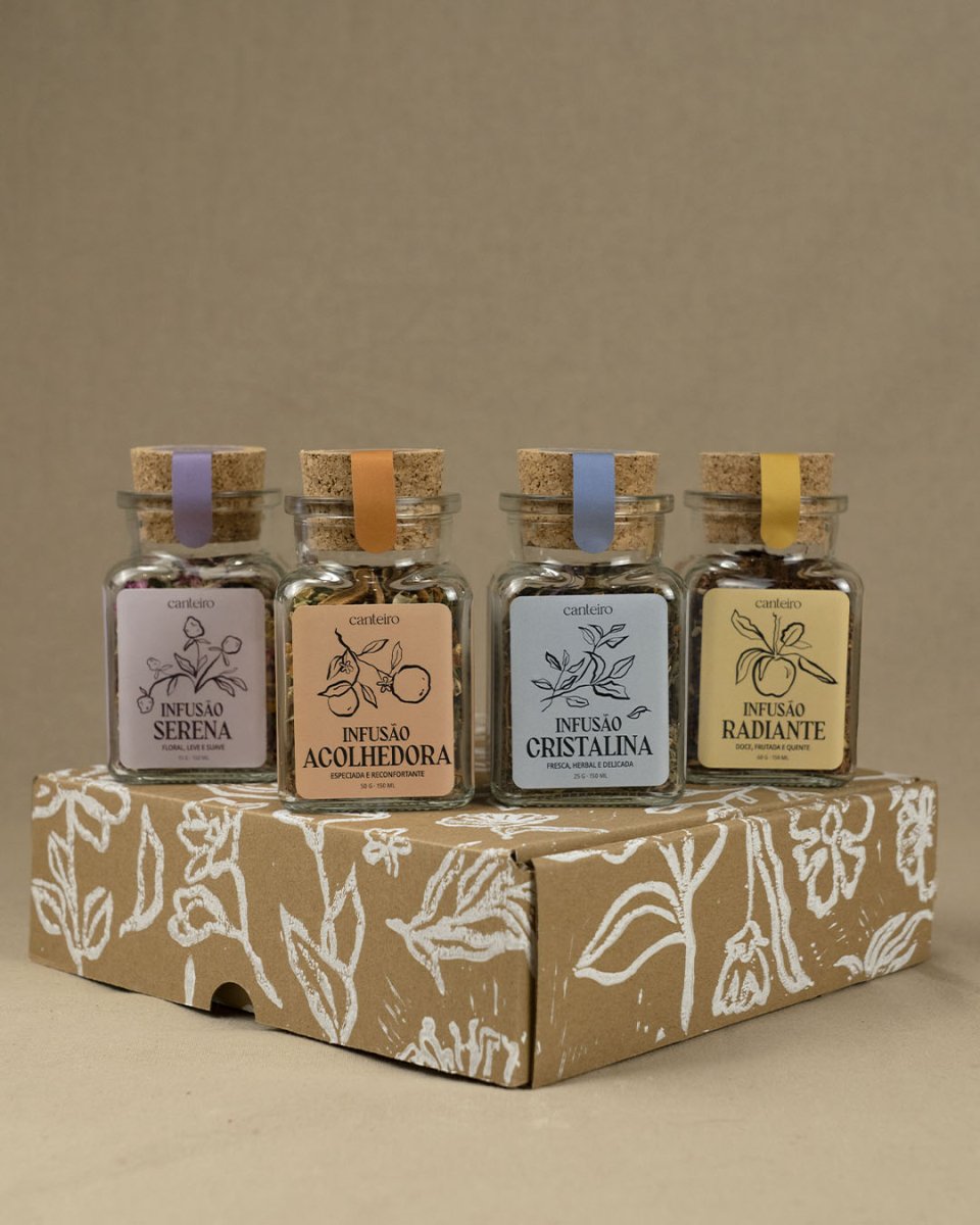Conjunto de 2 Infusões Artesanais - Canteiro - 