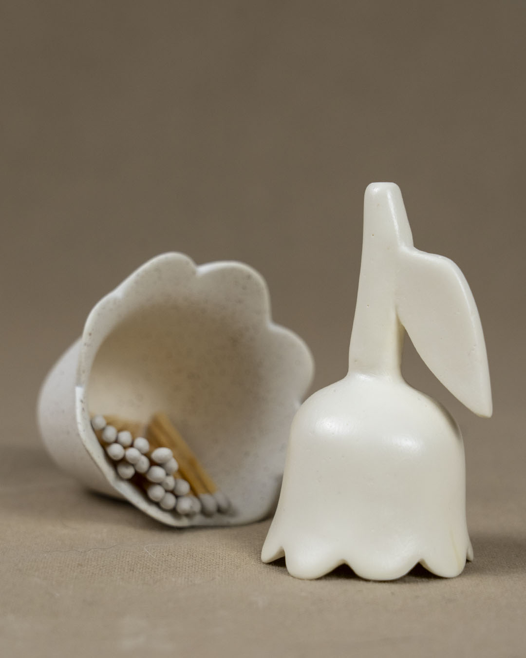 Apagador de Velas e Suporte de Fósforos Canteiro